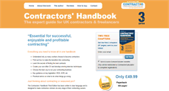 Desktop Screenshot of contractorshandbook.co.uk